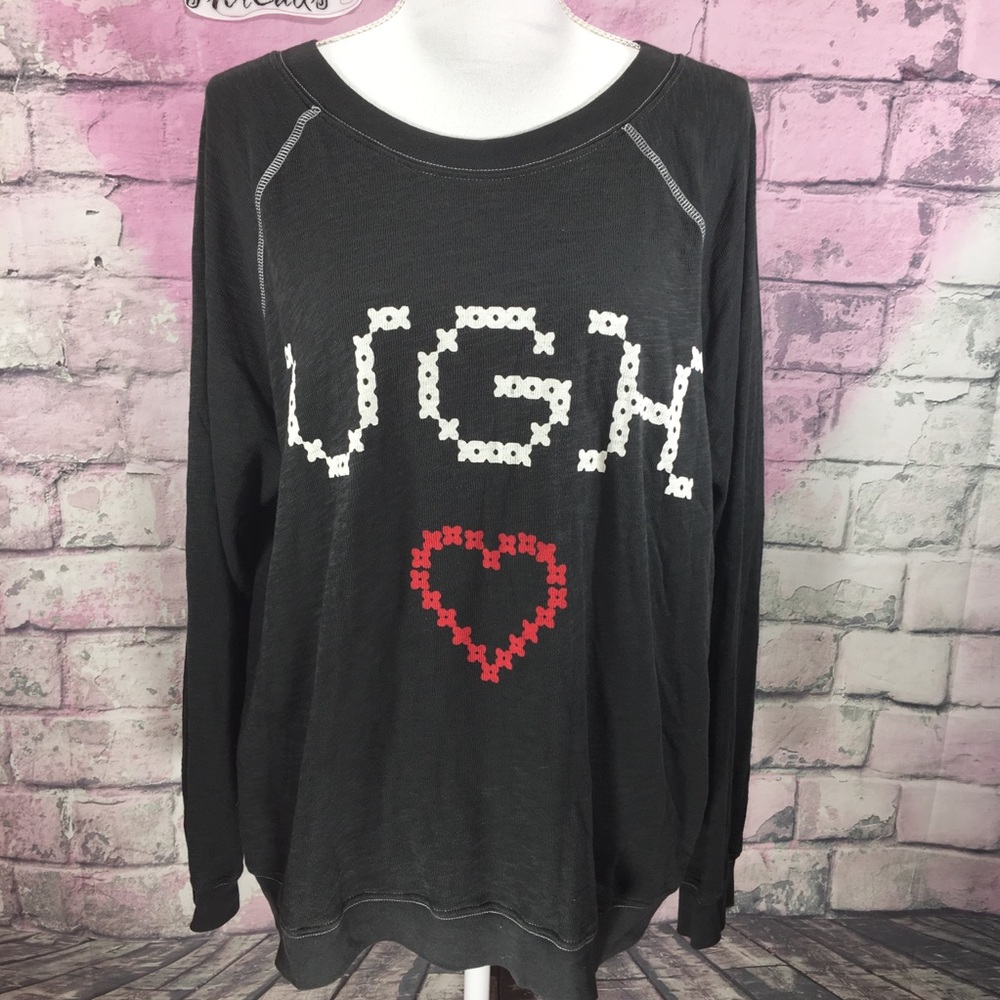 Wildfox UGH ❤️ Kim's Baggy Jumper - Medium